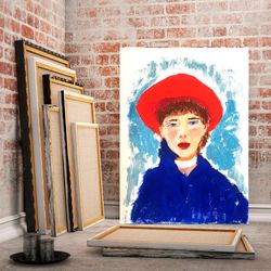 Portrait of a girl Art - digital file that you will download