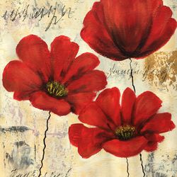 Poppies flower Art - digital file that you will download