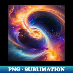 Galaxy Art - Sublimation-Ready PNG File - Transform Your Sublimation Creations