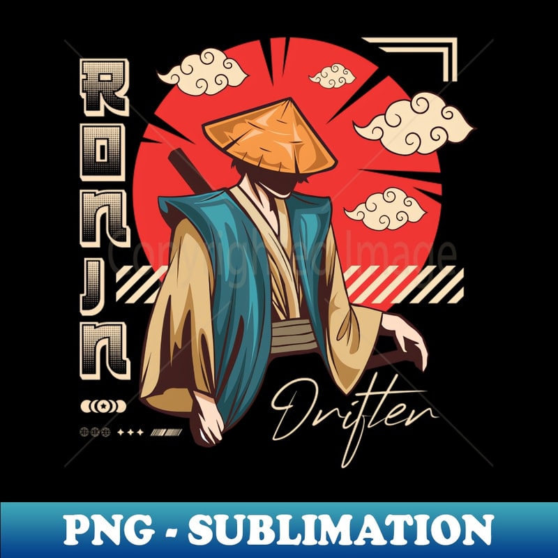 Japanese Ronin - PNG Transparent Sublimation Design - Bring | Inspire ...