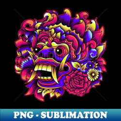 barong balinese mask - sublimation-ready png file - unlock vibrant sublimation designs