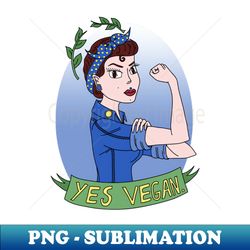 Yes vegan - Exclusive PNG Sublimation Download - Capture Imagination with Every Detail