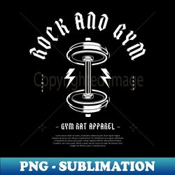 Rock and Gym - Trendy Sublimation Digital Download - Boost Your Success with this Inspirational PNG Download