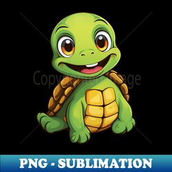 Happy little turtle pattern - Creative Sublimation PNG Download - Boost Your Success with this Inspirational PNG Download