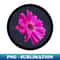 ME-62776_Pink Gerbera Daisy Flower Circle Frame 6224.jpg