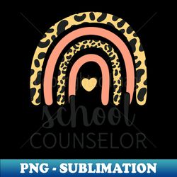 School Counselor III - Vintage Sublimation PNG Download - Spice Up Your Sublimation Projects