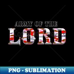 army of the lord logo in red camouflage - artistic sublimation digital file - instantly transform your sublimation projects