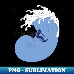 The surfer and the wave - Trendy Sublimation Digital Download - Spice Up Your Sublimation Projects