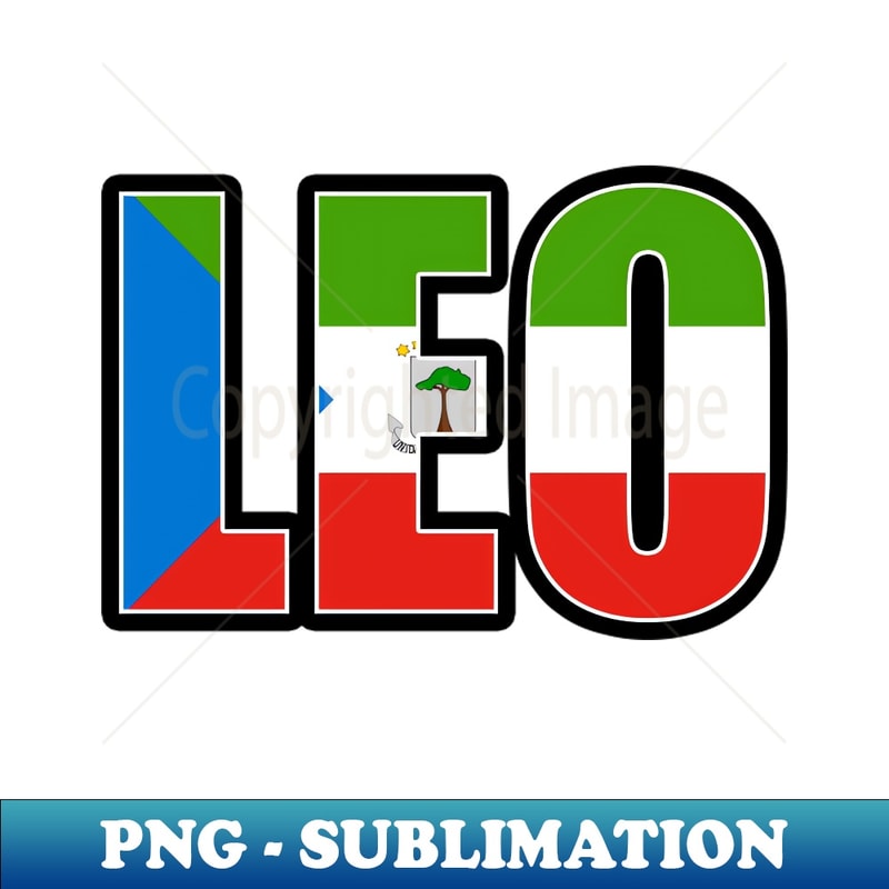 RK-27663_Leo Equatorial Guinean Horoscope Heritage DNA Flag 2433.jpg