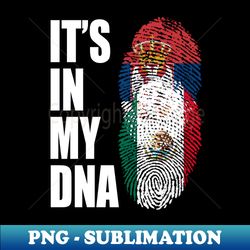 Serbian And Mexican Vintage Heritage DNA Flag - Digital Sublimation Download File - Unleash Your Inner Rebellion