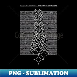 Unknown Pleasures of Pittsburgh - Aesthetic Sublimation Digital File - Perfect for Sublimation Mastery