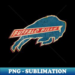 Buffalo Vintage - Unique Sublimation PNG Download - Fashionable and Fearless