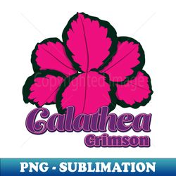 Calathea Crimson - Premium PNG Sublimation File - Perfect for Personalization