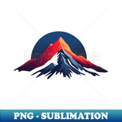 Colorful Mountain - High-Quality PNG Sublimation Download - Unlock Vibrant Sublimation Designs