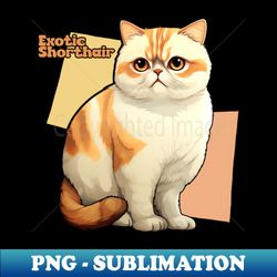 Exotic Shorthair - Premium Sublimation Digital Download - Instantly Transform Your Sublimation Projects