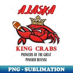 Alaska King Crabs - PNG Transparent Digital Download File for Sublimation - Enhance Your Apparel with Stunning Detail