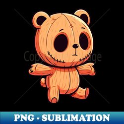 Cute bear wood Kawaii - Retro PNG Sublimation Digital Download - Perfect for Sublimation Mastery