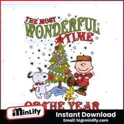 peanuts wonderful time of the year svg
