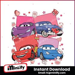 lightning mcqueen friends valentine png