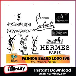 9 yves saint laurent bundle svg