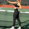 Womens Knitted Leggings With Elastic Waist Seamless Slim Thread Tights Ribbed Training Leggings 0