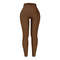 Womens Knitted Leggings With Elastic Waist Seamless Slim Thread Tights Ribbed Training Leggings 4