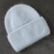Angora Womens Winter Beanie Hat Rabbit Fur Fluffy Knitted Beanies Soft Warm Knit Hat For Cold Weat 4