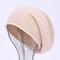 Cashmere Beanie Hat For Women Slouchy Wool Knit Beanie Casual Crimping Beanie For Winter 4