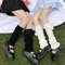 Cozy Winter Leg Warmers Soft Knitted Thick Footed Leg Warmers For Women Thickened Stockings Women S 5