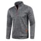 Sweatshirt For Men Fleece Lined Pullover With V Neck Windproof Design 5