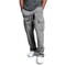 Breathable Cotton Sweatpants For Men Elastic Waist Baggy Pants With Drawstring Multiple Pockets 3