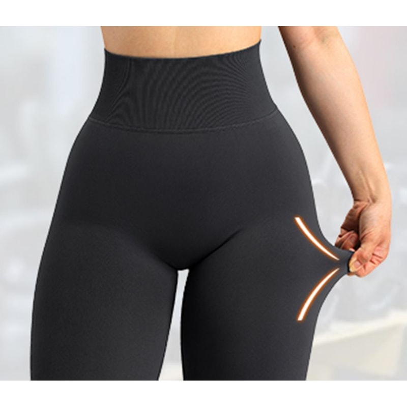 Seamless Push Up Leggings for Women High Waist Tummy Control Yoga Pants with Butt Lifting Design