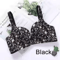 Women Flower Print Seamless Bra Sexy Floral Push Up Lingerie WireFree OnePiece Underwear 1