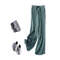Acetic Acid Ice Silk Wide Leg Pants New Summer Thin Satin Casual Trousers For Women High Waisted St 0