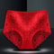 Womens Plus Size Seamless Lace Panties High Waist Comfortable Sexy Briefs 6