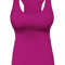 Seamless Ribbed Racerback Camisole Tank Compression Fit Yoga Gym Top 2