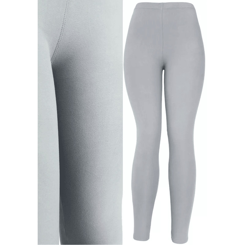 Ultra Soft Solid Brushed Basic Full Regular Plus Leggings High Waisted Ankle Length Stretch Pants 2