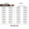Brow Liner Sticker 6D Bionic Tattoo False Eyebrow Stamp Waterproof Black Brown Reusable StickOn Eye 10
