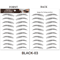 Brow Liner Sticker 6D Bionic Tattoo False Eyebrow Stamp Waterproof Black Brown Reusable StickOn Eye 7