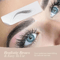 Brow Liner Sticker 6D Bionic Tattoo False Eyebrow Stamp Waterproof Black Brown Reusable StickOn Eye 2