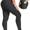 Womens Anti Cellulite Butt Lifting High Waist Yoga Leggings With Pocket Pants For Workout Fitness 0