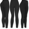 Ultra Soft Solid Brushed Basic Full Regular Plus Leggings High Waisted Ankle Length Stretch Pants 6