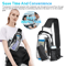 Clear PVC Shoulder Crossbody Sling Bag For Men Women Waterproof Transparent Backpack Chest Bag Wit 4