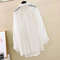 Summer Sunscreen Shirt Elegant Thin Chiffon Blouse Loose Top Casual Womens Cardigan Korean Harajuku Style