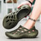 Summer Men Sandals Light EVA Men's Casual Shoes for Home, Garden & Beach Breathable Hole Clogs, Big Size Flat Slippers