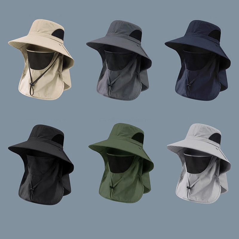 UV Protection Summer Sun Hat For Men Women Fishing Hunting Hiking Camping Bucket Hat With Neck F 1