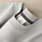 Mens New Summer Waffle Round Neck Short Sleeve T Shirt Comfortable & Breathable Short Sleeved Top for Casual Wear