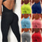 Womens Sports Suit, Sleeveless Backless Jumpsuit, Quick-Dry Gym Bodysuit, Fitness Tights Scrunch Leggings for Workouts