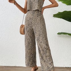 elegant casual womens romper edition, double strap printed romper for stylish comfort