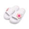 Cute Multi-Color Summer Women's Flip Flops with Phalaenopsis Flowers, Sweet Slippers for Vacation and Party